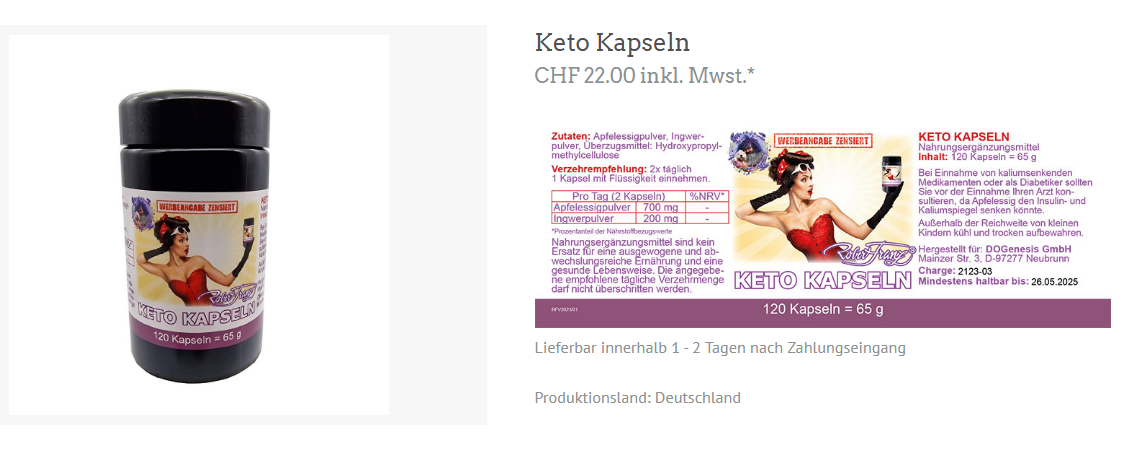 Keto Kapseln